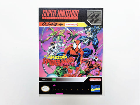 The Amazing Spiderman Lethal Foes - (Super Nintendo SNES)