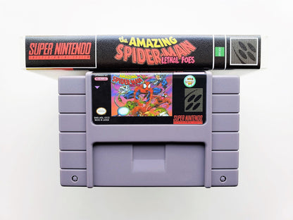 The Amazing Spiderman Lethal Foes - (Super Nintendo SNES)