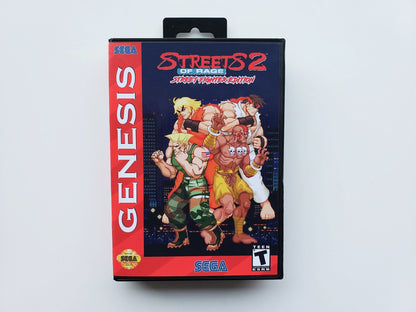 Street Fighter Edition - Streets of Rage 2 - (Sega Genesis)