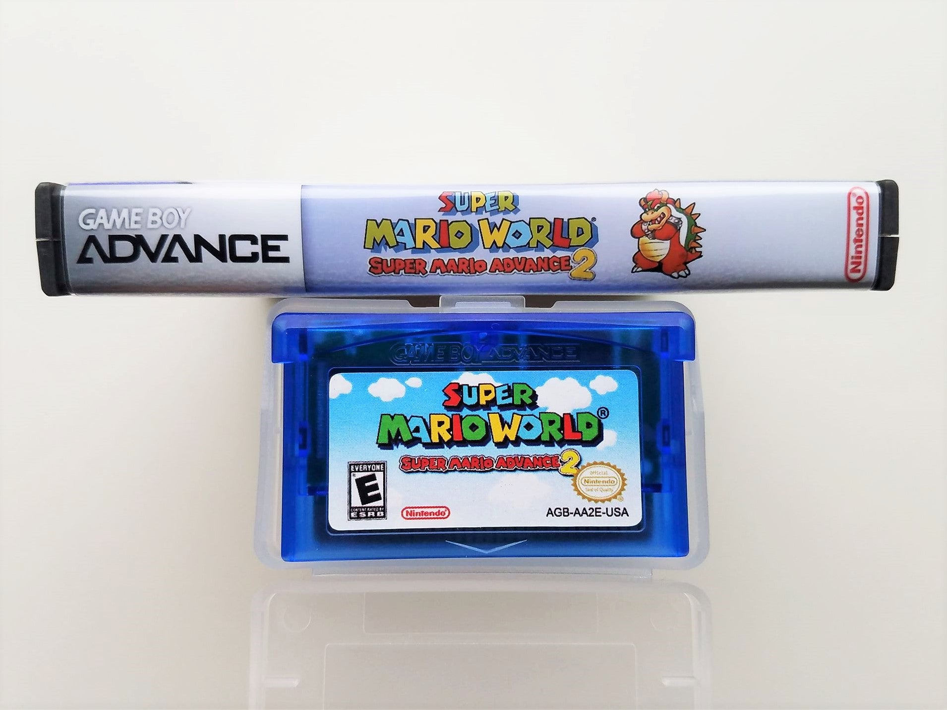 Super Mario World- Super Mario Advance 2 (Gameboy Advance GBA) - Custom  Case + Game