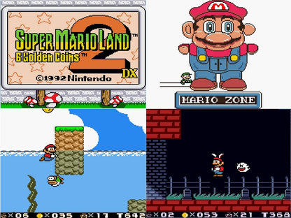 Super Mario Land 1 & 2 DX Combo (2 in 1) "Color Remaster" (Gameboy Advance GBA)