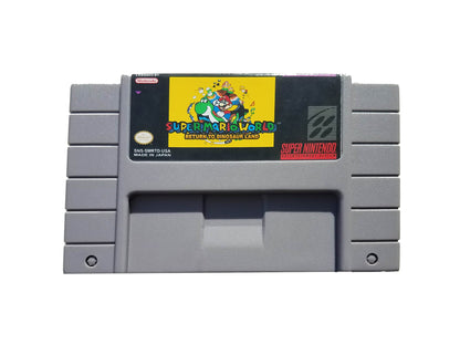 Super Mario World Return To Dinosaur Land- (Super Nintendo SNES)