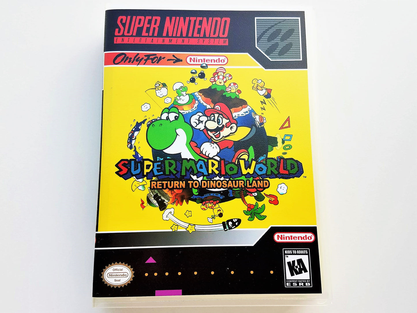 Super Mario World Return To Dinosaur Land- (Super Nintendo SNES)