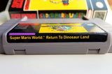 Super Mario World Return To Dinosaur Land- (Super Nintendo SNES)