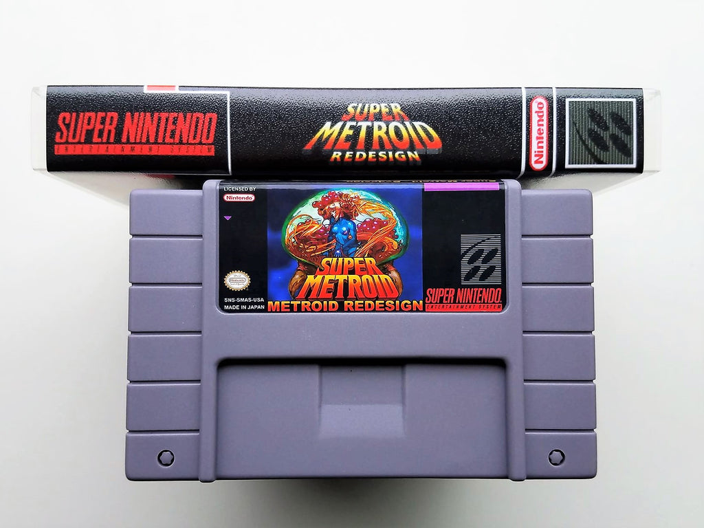 Super Metroid Redesign - Super Nintendo SNES English Fan Hack – Retro ...