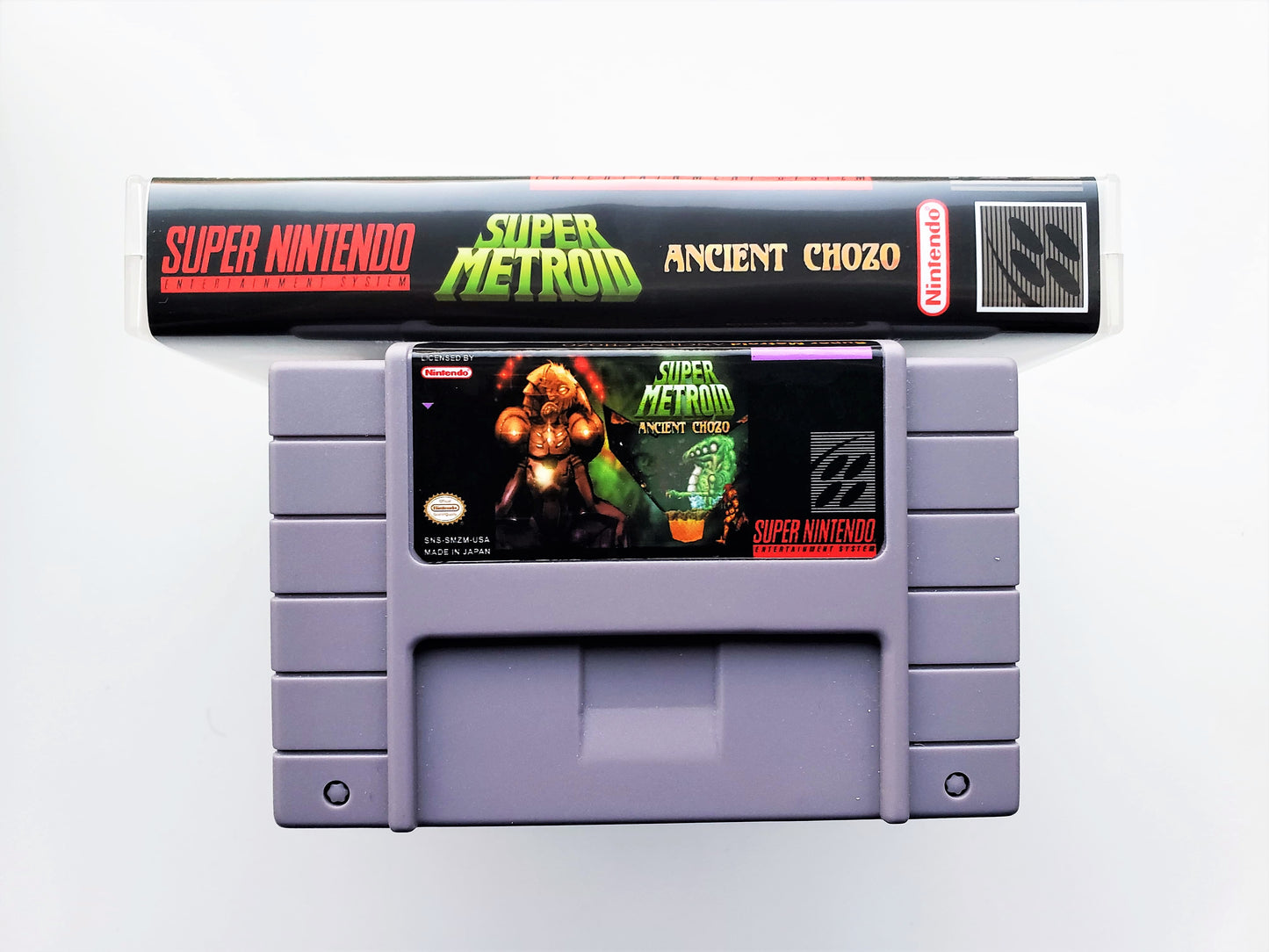 Super Metroid Ancient Chozo - (Super Nintendo SNES)