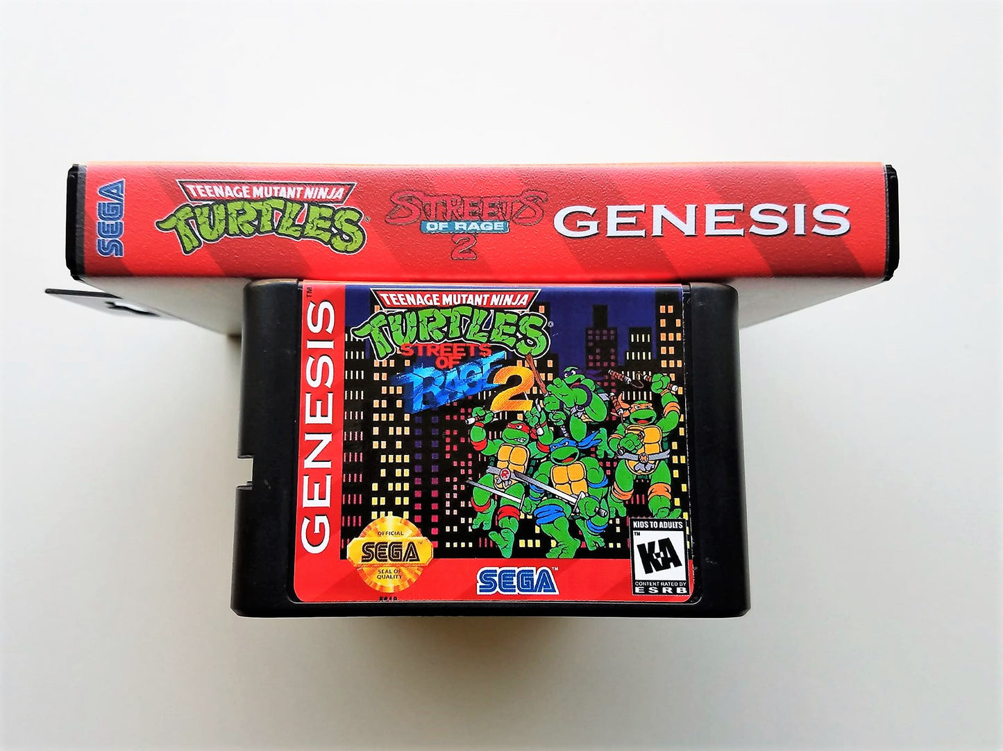 TMNT in Streets of Rage 2 - (Sega Genesis)