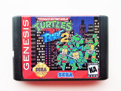 TMNT in Streets of Rage 2 - (Sega Genesis)