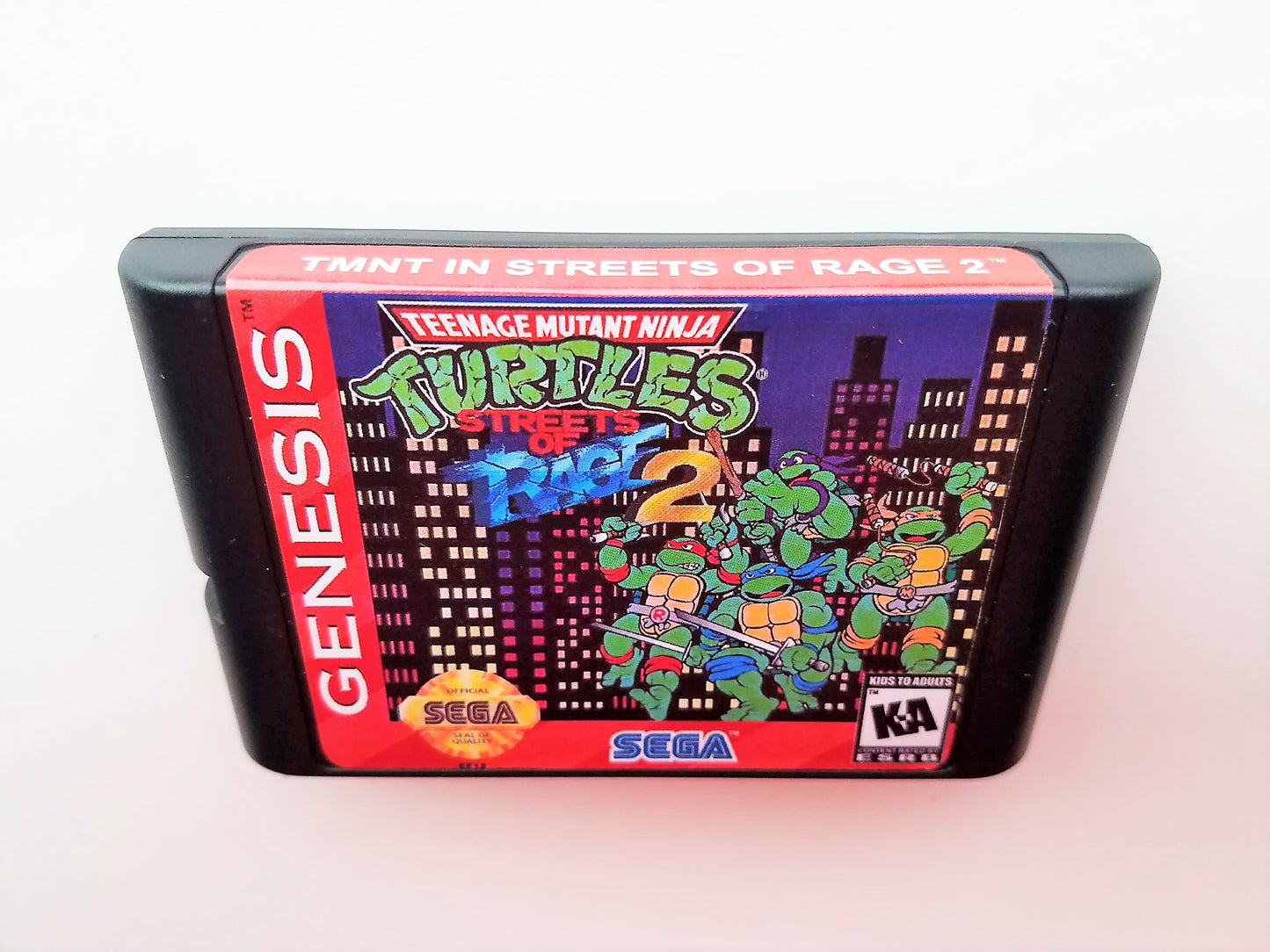 TMNT in Streets of Rage 2 - (Sega Genesis)