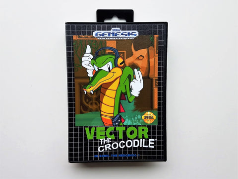 Vector the Crocodile in Sonic The Hedgehog - (Sega Genesis)