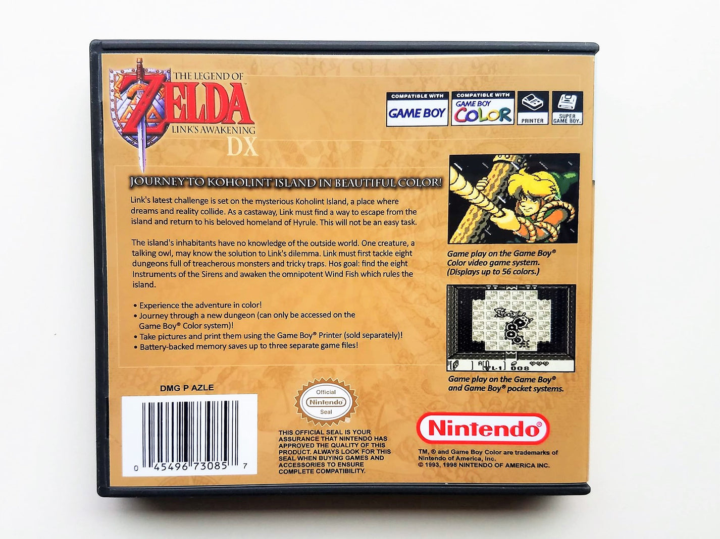 Legend of Zelda Links Awakening DX "Color" (Gameboy Color GBC) – Retro Gamers US