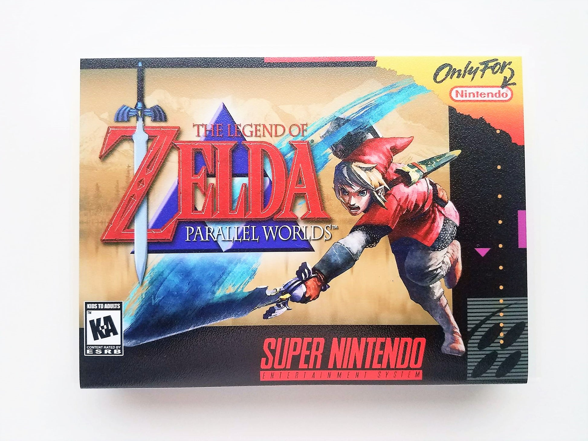 Legend of Zelda Parallel Worlds Super Nintendo SNES English Fan